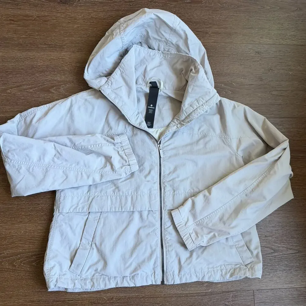 Lululemon Always Effortless Jacket Gray Sz 6